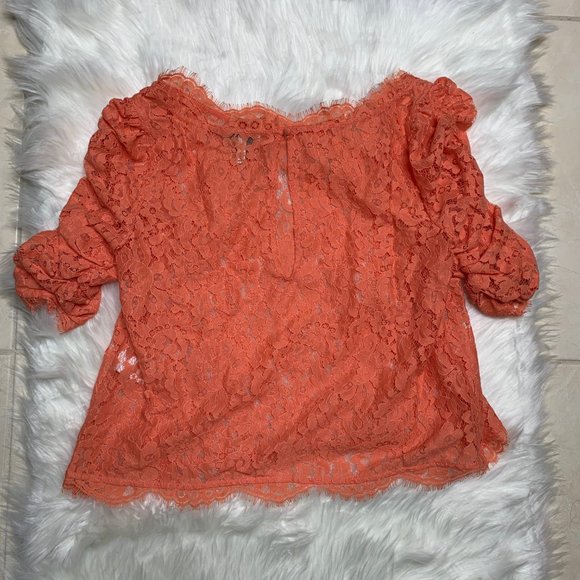 Joie All over Lace Fanny top sz S - Picture 6 of 6